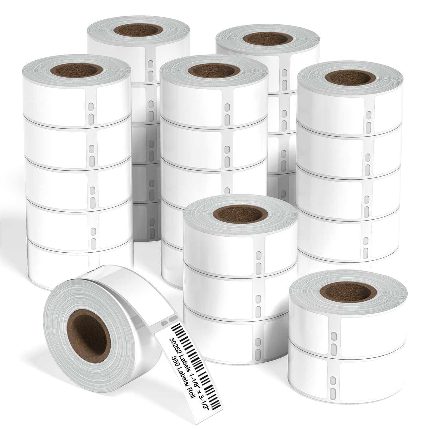 30 Rolls Compatible with DYMO 30252 Address Labels 1-1/8 x 3-1/2 Replace for Dymo Labels for Dymo 450, Dymo 450 Turbo, Dymo 450 Twin Turbo Pinter, 350 Labels/Roll