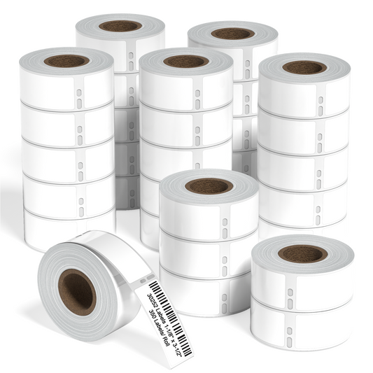 30 Rolls Compatible with DYMO 30252 Address Labels 1-1/8 x 3-1/2 Replace for Dymo Labels for Dymo 450, Dymo 450 Turbo, Dymo 450 Twin Turbo Pinter, 350 Labels/Roll