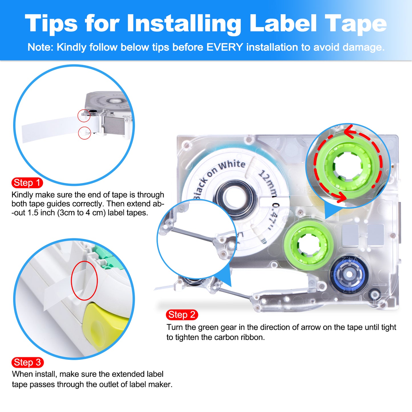 Labelife Replacement for Brother P Touch Label Tape TZe-231 JM-231 TZe TZ Tape 12mm 0.47 Laminated White TZe231 Label Maker Tape for D210S P3100D Label Maker and Brother Ptouch PT-D210 PT-H110, 5-Pack